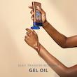 روغن ژل بدن شاین برنز وازلین Glazed and Glisten Golden Hour با درخشش وانیل و کاکائو  Vaseline Glazed and Glisten Golden Hour Body Gel Oil Glow Vanilla Cocoa