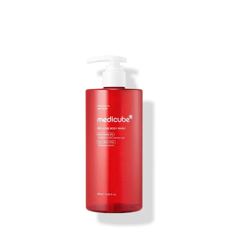 شوینده بدن ضدجوش مدیکوب پاکسازی عمیق و کنترل آکنه بدن  Medicube RED ACNE BODY WASH