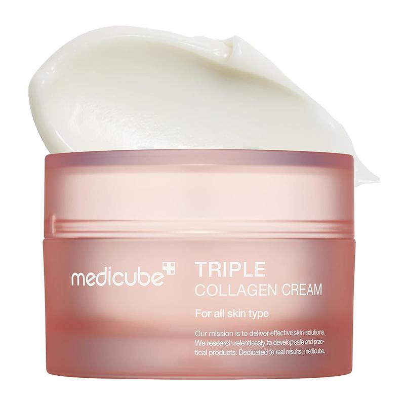 کرم کلاژن سه‌گانه مدیکوب جوانساز، سفت‌کننده و آبرسان عمیق پوست  Medicube Triple Collagen Cream