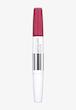رژلب مایع ضدآب 24 ساعته میبلین سوپر استی به همراه بالم تاپ کوت  Maybelline SuperStay 24 2-Step Liquid Lipstick Makeup