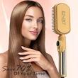 برس حرارتی حرفه‌ای انزو پروفیشینال ENZO مدل EN-4002  ENZO Professional Hair Straightening Brush Model EN-4002