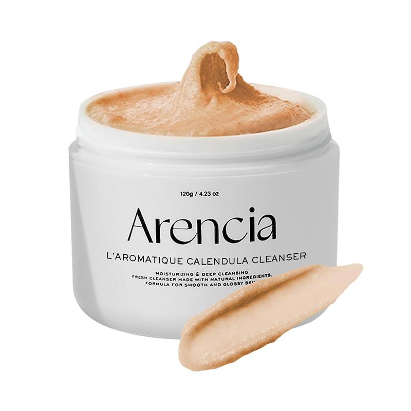 فوم شوینده صورت کالاندولا آرنسیا پاک‌کننده عمیق و مرطوب‌کننده پوست  ARENCIA Calendula Rice Mochi Fresh Cleanser