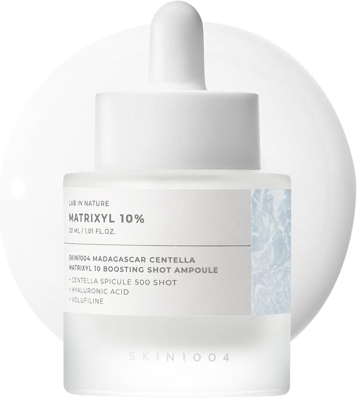 سرم جوانساز قوی و آبرسان ماتریکسیل و هیالورونیک اسید سنتلا ۱۰۰۴  SKIN1004 Matrixyl 10% Boosting Shot Volufiline