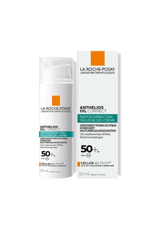 ضد آفتاب لاروش پوزای آنتلیوس کنترل چربی و محافظت کامل از پوست SPF 50+  La Roche Posay Anthelios Oil Correct SPF 50+
