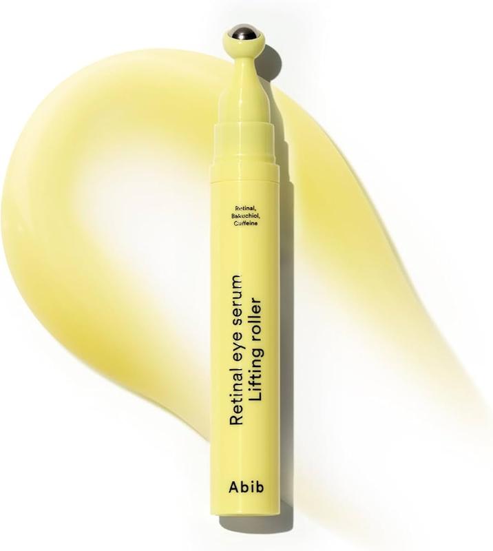 سرم دور چشم لیفتینگ ابیب با رتینال و رولر ماساژور  Abib Retinal Eye Serum Lifting Roller