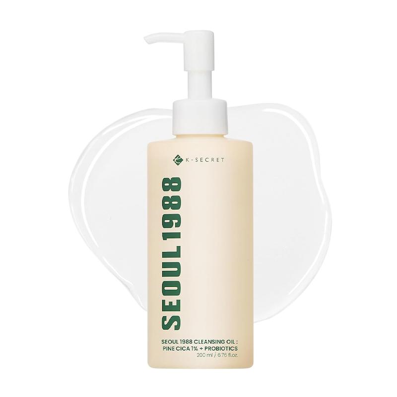 شوینده روغنی کاج سیکا و پروبیوتیک سئول 1988 کی سکرت پاک کننده منافذ  K-Secret Seoul 1988 Cleansing Oil Pine Cica 1% + Probiotics