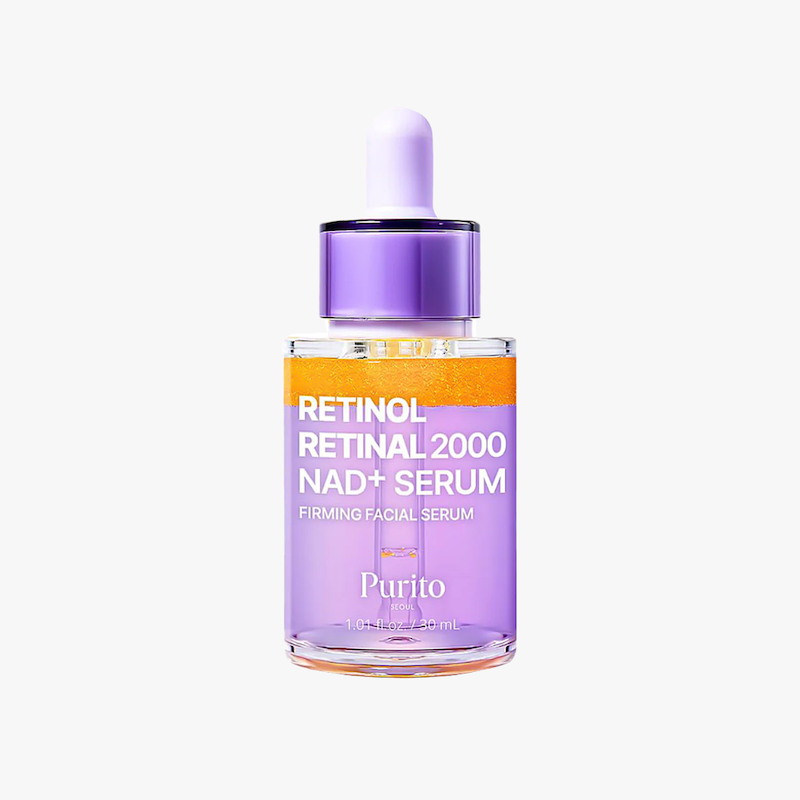 سرم پیشرفته ضدچروک رتینول و رتینال 2000 + NAD+ پیوریتو  Purito Seoul Retinol Retinal 2000 NAD+ Serum