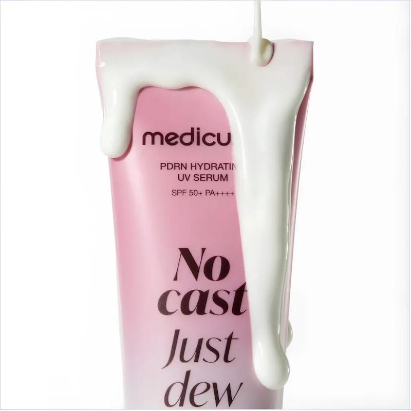 سرم ضدافتاب مدیکوب Pdrn روشن کننده و جوانساز  Medicube PDRN Hydrating UV Serum SPF 50+ PA++++