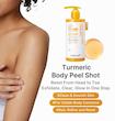 لایه بردار بدن کوجیک اسید و زردچوبه مدیکوب روشن کننده و ضدلک  Medicube Kojic Acid Turmeric Body Peel Shot 280ml