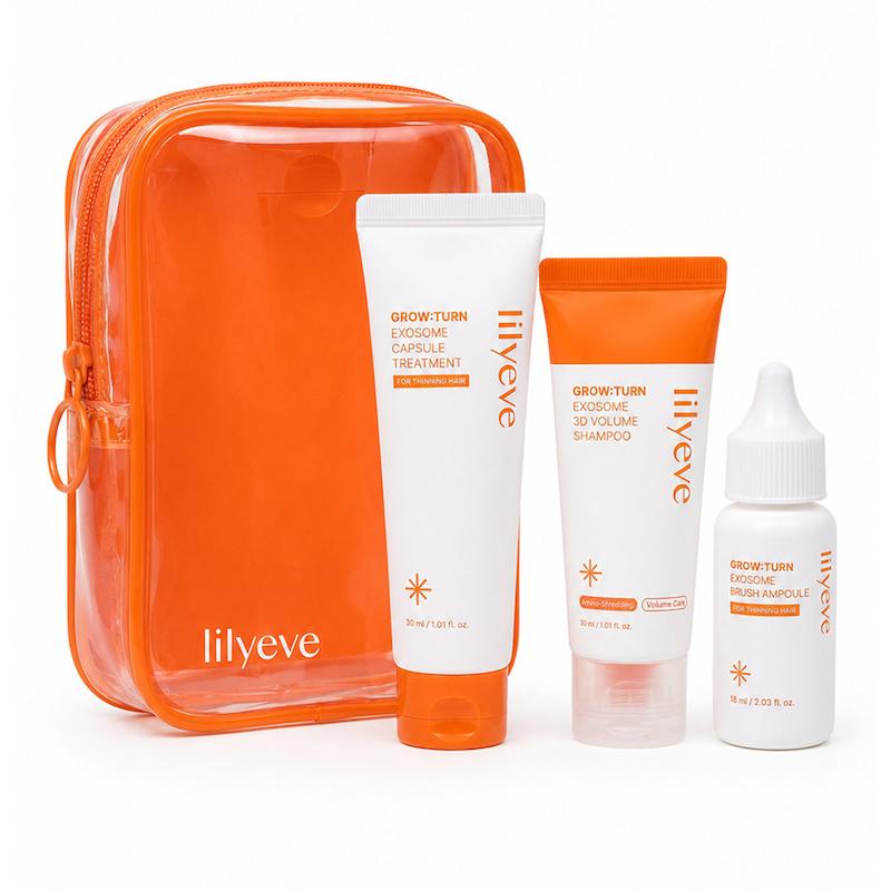 پک اگزوزوم تقویت‌ کننده و ضد ریزش مو لیلیوئه  Lilyeve GROW TURN Exosome Starter Kit
