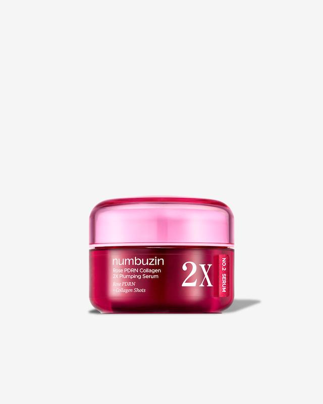 سرم ژله‌ای کلاژن ساز و حجم دهنده PDRN رز شماره 2 نامبوزین  numbuzin No.2 Rose PDRN Collagen 2X Plumping Serum