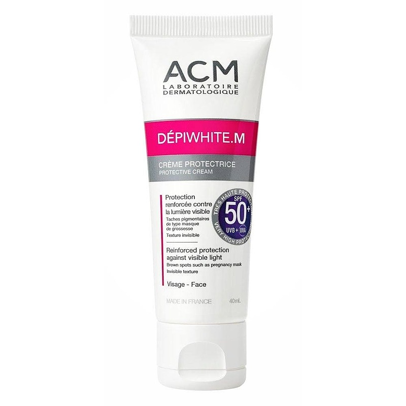 کرم ضد آفتاب ضد لک دپی وایت ام ای سی ام بی رنگ ACM DÉPIWHITE M ACM DÉPIWHITE M SPF 50