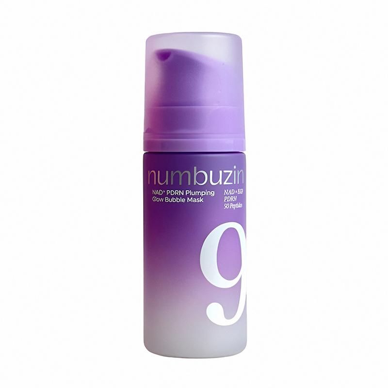 ماسک حبابی حجیم کننده و درخشان کننده شماره 9 نامبوزین  numbuzin No.9 NAD+ PDRN Plumping Glow Bubble Mask