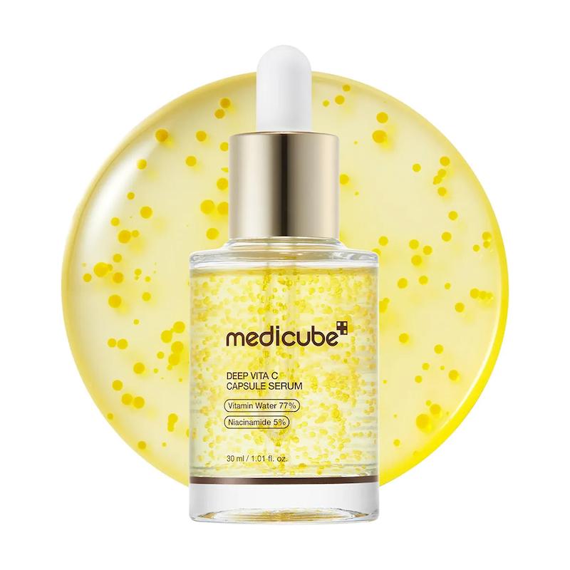 سرم کپسولی ویتامین C روشن‌کننده و ضدلک مدیکوب  Medicube Deep Vita C Capsule Serum 30ml
