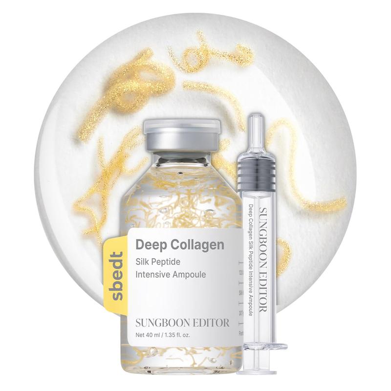 آمپول لیفتینگ کلاژن ساز عمیق همراه با ابریشم سانگ بون ادیتور  SUNGBOON Deep Collagen Silk Peptide Intensive Lifting Ampoule