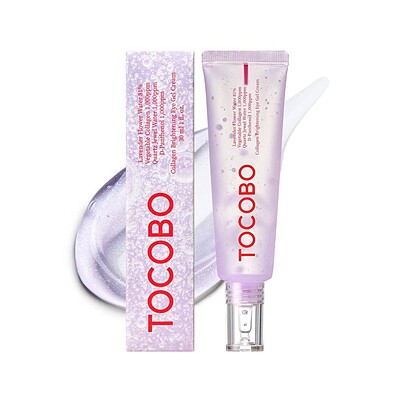 ژل کرم دور چشم روشن کننده و مرطوب کننده کلاژن توکوبو TOCOBO Collagen Brightening Eye Gel Cream