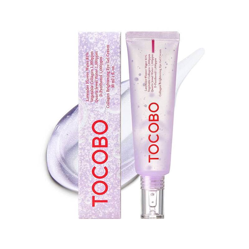 ژل کرم دور چشم روشن کننده و مرطوب کننده کلاژن توکوبو TOCOBO Collagen Brightening Eye Gel Cream