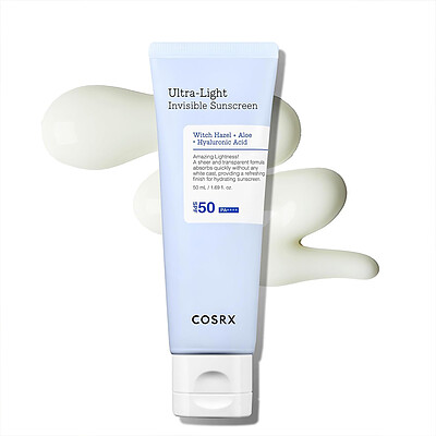 ضد آفتاب مرطوب کننده و فوق سبک اولترا لایت کوزارکس COSRX Ultra-Light Invisible Sunscreen