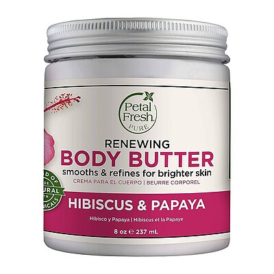 کره بدن پتال فرش با رایحه پاپایا و گل ختمی Petal Fresh Renewing Body Butter Hibiscus Papaya