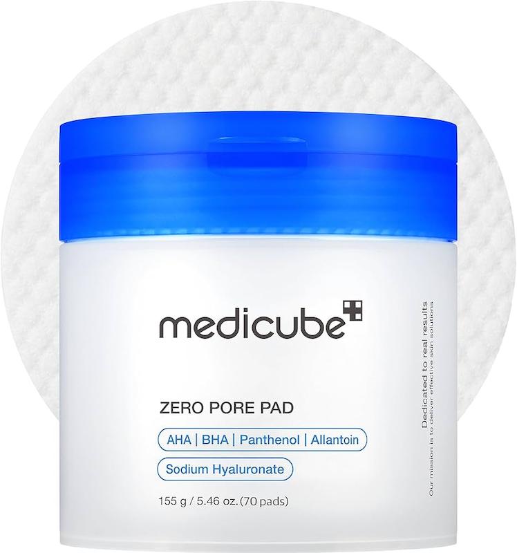 پد لایه‌بردار AHA/BHAو کنترل منافذ مدیکوب  Zero Pore Pad 2.0 medicube
