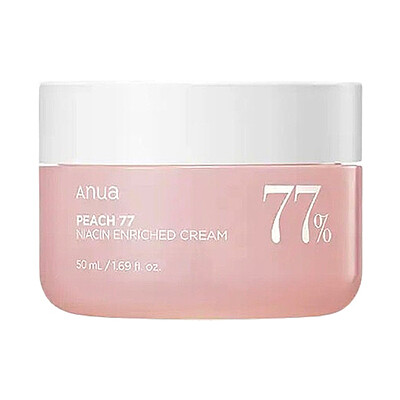 کرم آبرسان و تغذیه کننده نیاسینامید هلو آنوا ANUA Peach 77% Niacin Enriched Cream