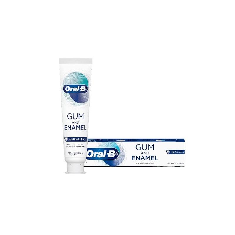 خمیردندان روزانه اورال-بی مدل Gum & Enamel با محافظت همه‌جانبه (۱۶۰ گرمی)  ORAL-B GUM&ENAMEL ALL AROUND PROTECTION TOOTHPASTE 160G