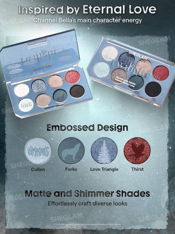 پالت سایه چشم Eternal Love شیگلم Sheglam کالکشن The Twilight Saga  The Twilight Saga X SHEGLAM Eternal Love Palette