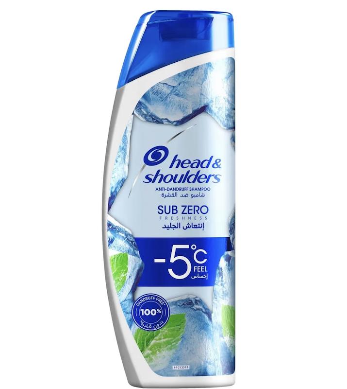 شامپو ضد شوره و خنک کننده قوی هد اند شولدرز Sub Zero  Head And Shoulders Sub Zero -5C Feel Anti Dandruff Shampoo