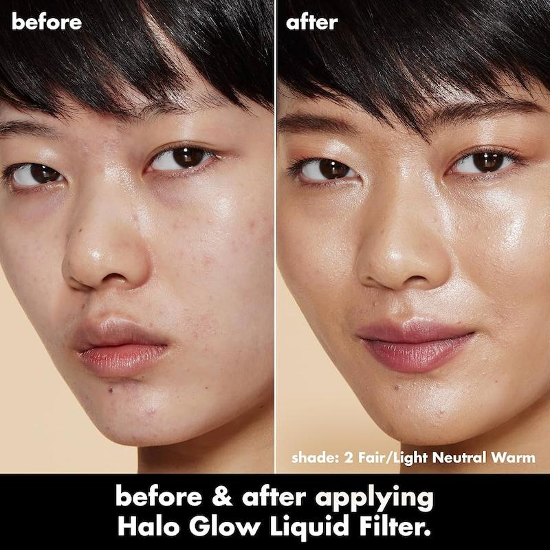 کرم پودر مایع درخشان کننده الف  e.l.f halo glow liquid filter