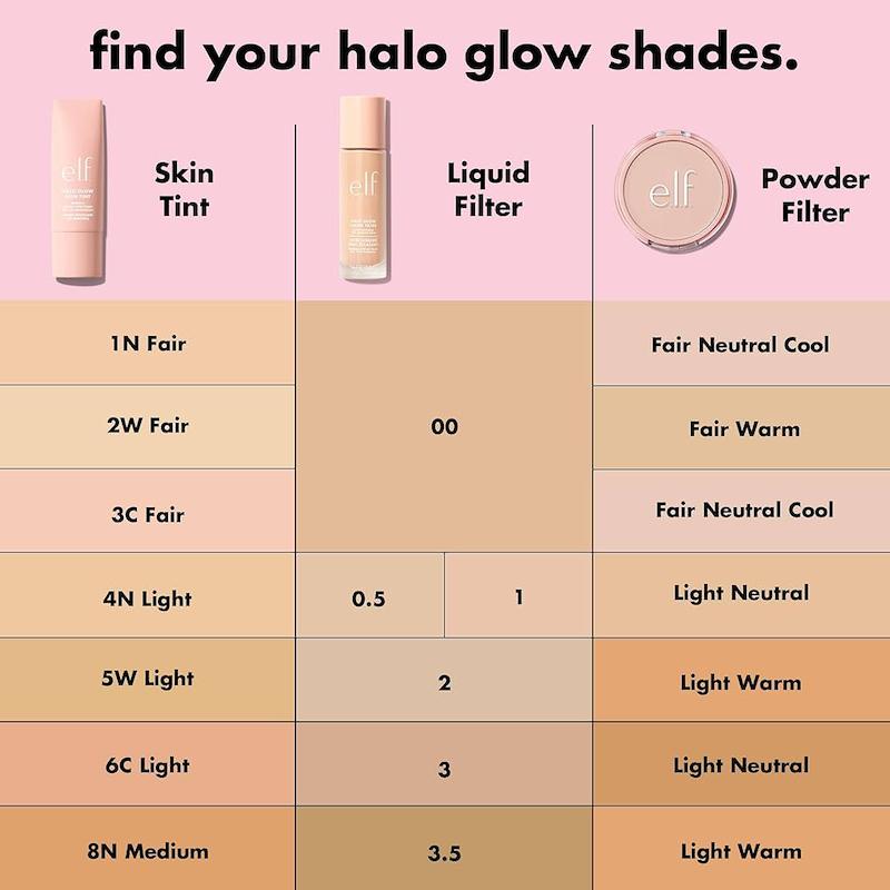 کرم پودر مایع درخشان کننده الف  e.l.f halo glow liquid filter