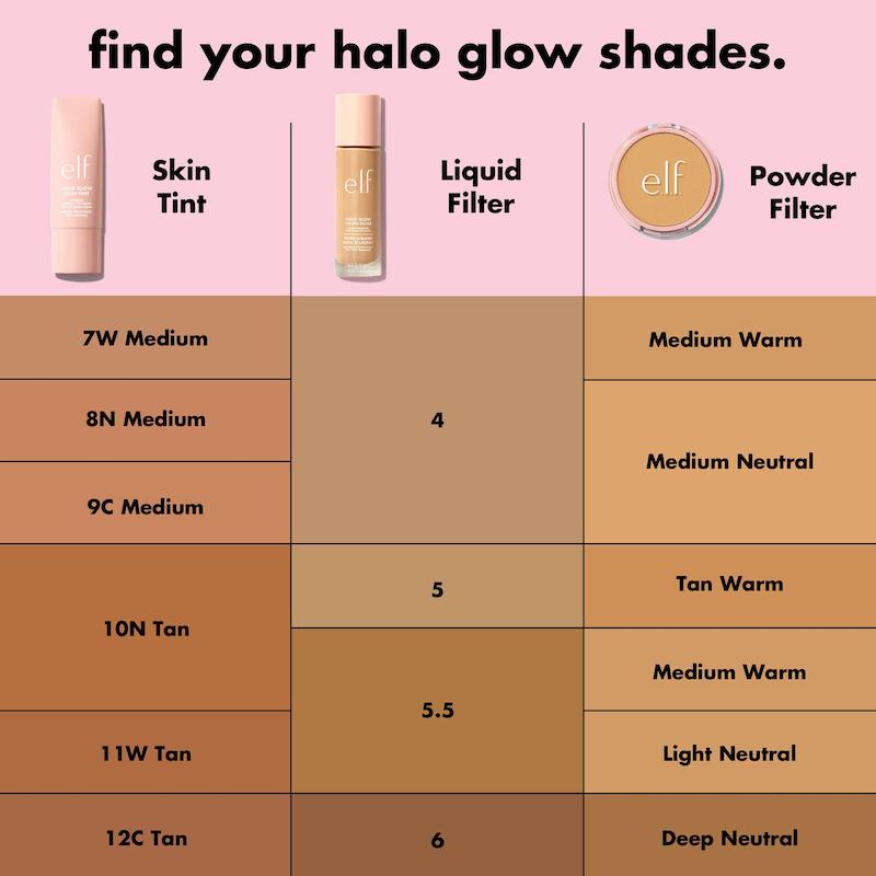 تینت پوست هالو گلو الف  E.L.F Halo Glow Skin Tint SPF 50