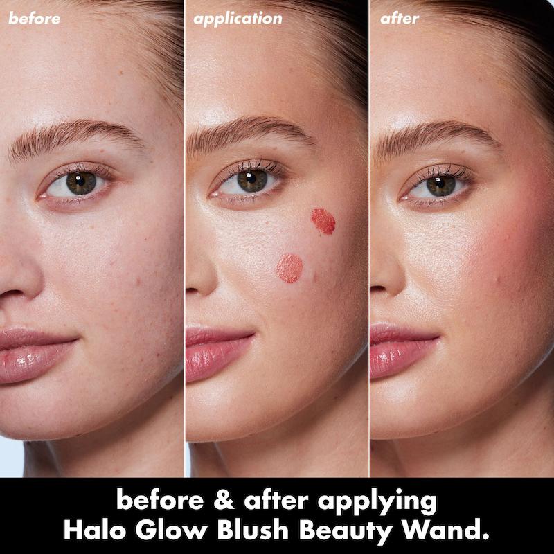 رژگونه مایع شاین سراسفنجی الف  elf Halo Glow Blush Beauty Wand