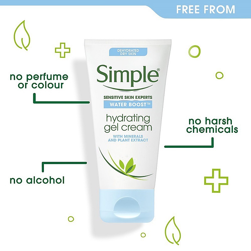 ژل کرم آبرسان سیمپل  Simple Hydrating Gel Cream