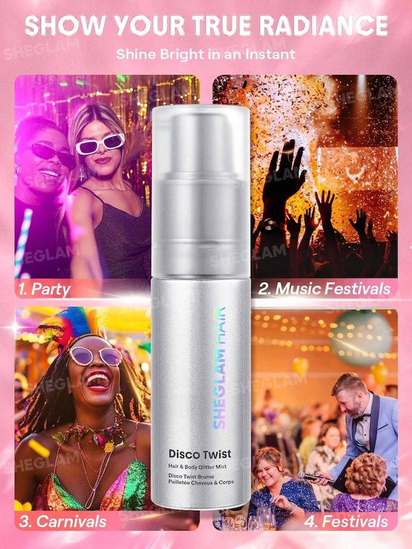 اسپری گلیتر مو و بدن دیسکو تویست شیگلم Disco Twist Hair & Body Glitter Mist