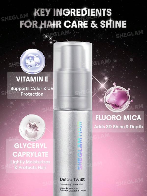 اسپری گلیتر مو و بدن دیسکو تویست شیگلم Disco Twist Hair & Body Glitter Mist