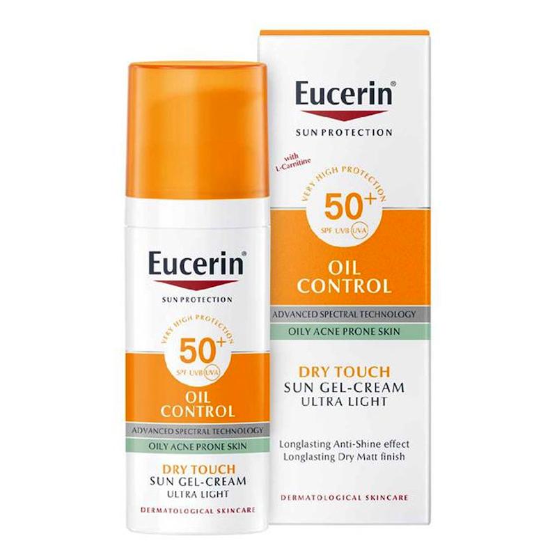 ضد آفتاب ژل کرم کنترل چربی اوسرین مخصوص پوست چرب و براق  Eucerin Sun Gel-Crème Oil Control SPF 50+