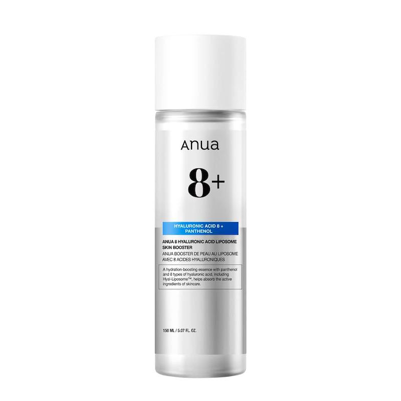 بوستر اسنس هیالورونیک آنوا آبرسان با 8 نوع هیالورونیک اسید 150 میل  Anua 8 Hyaluronic Acid Liposome Skin Booster
