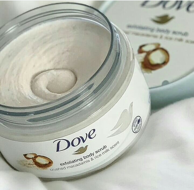 اسکراب و پولیش بدن داو اصل  Dove body scrub and body polish