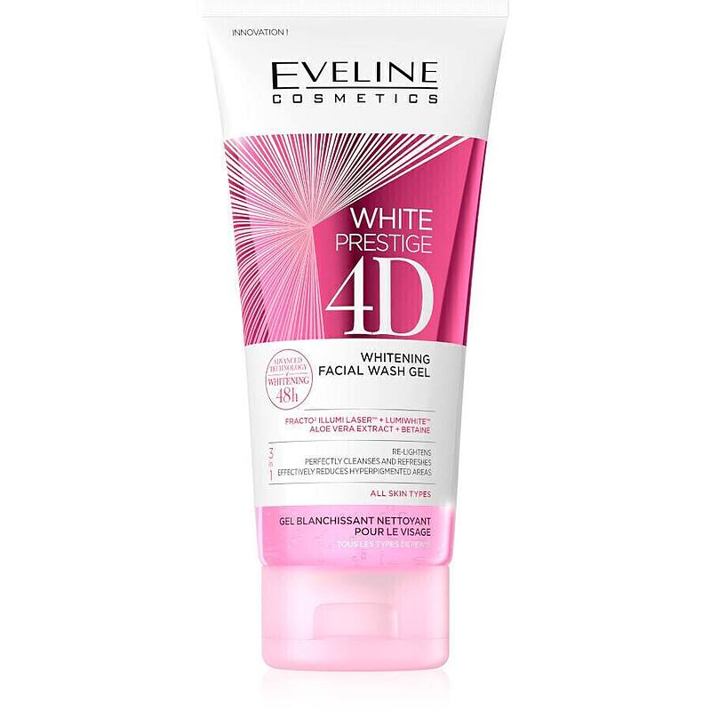 ژل شستشو روشن کننده 4D اولاین EVELINE WHITE PRESTIGE 4D WASH GEL