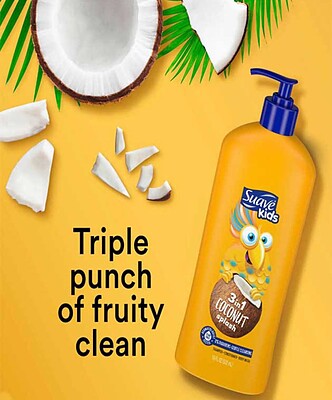 شامپو کودکان سواوا کیدز نارگیل 3 در 1 Suave kids coconut shampoo