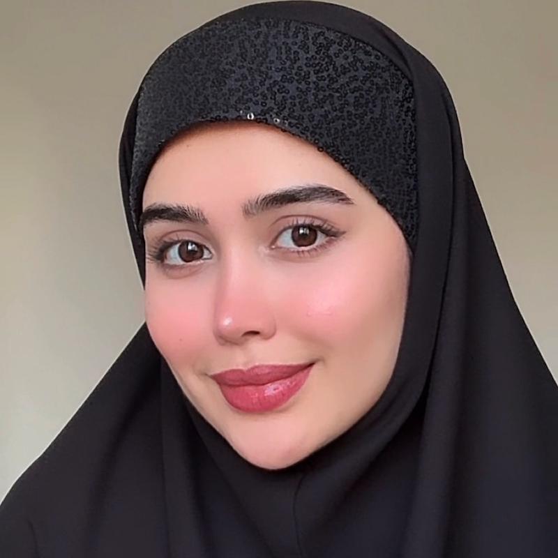 هدمقنعه پولکی