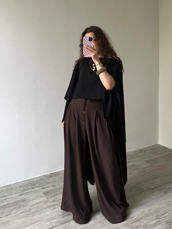 پانچو شنلی مشکی