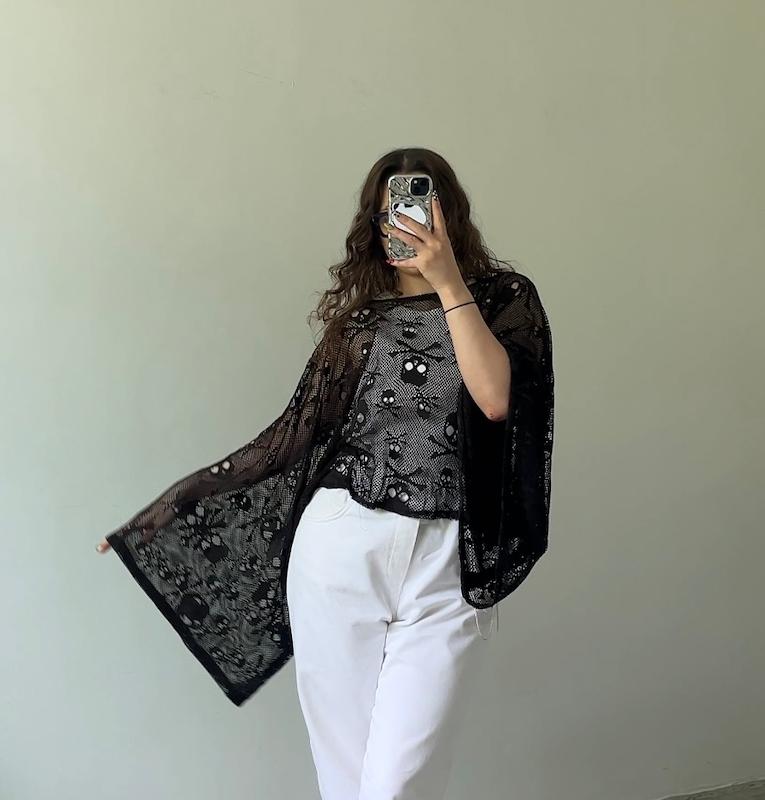 شومیز اسکال مشکی