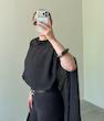 پانچو بلند مشکی