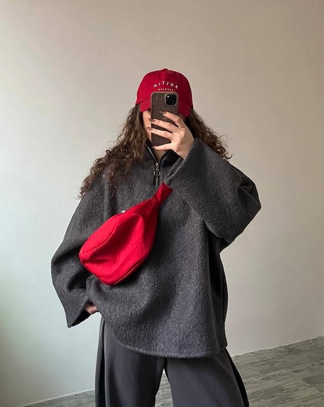 پولیور تدی خاکستری