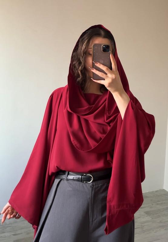 شومیز شالدار چری