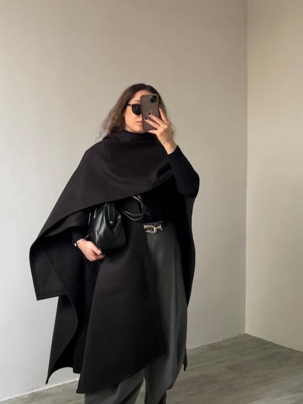 پانچو فوتر مشکی