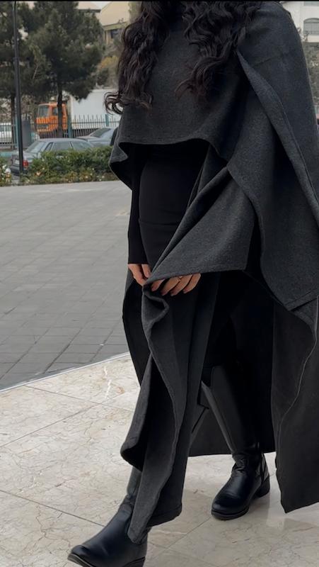 پانچو فوتر پشمی