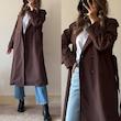 ترنچ کت بلند،کد 1345