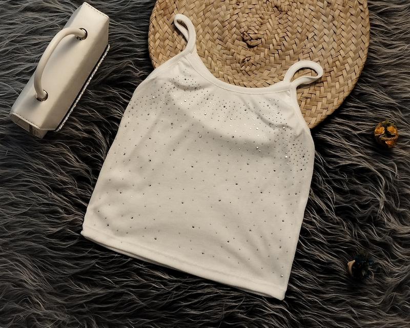 کراپ بندی نگین دار کد 403033